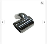17-23 PORSCHE 718 CAYMAN GT4 / BOXSTER SPYDER GT4-STYLE DUAL EXHAUST REPLACMENT REAR DIFFUSER