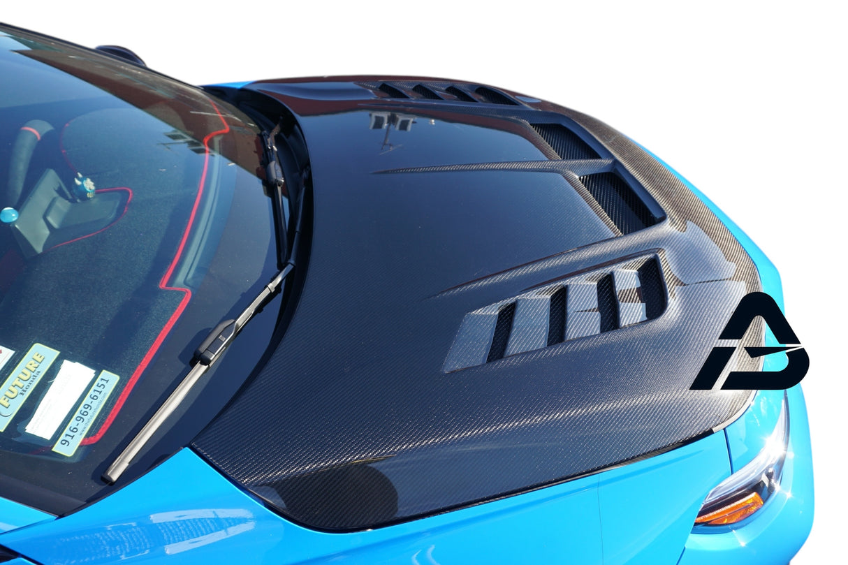23-25 Honda Civic Type R (FL5) VR-Style Hood (Carbon Fiber)