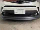 18-20 TOYOTA JDM CHR CH-R 5DR V2 FRONT LIP PP UNPAINT BLACK