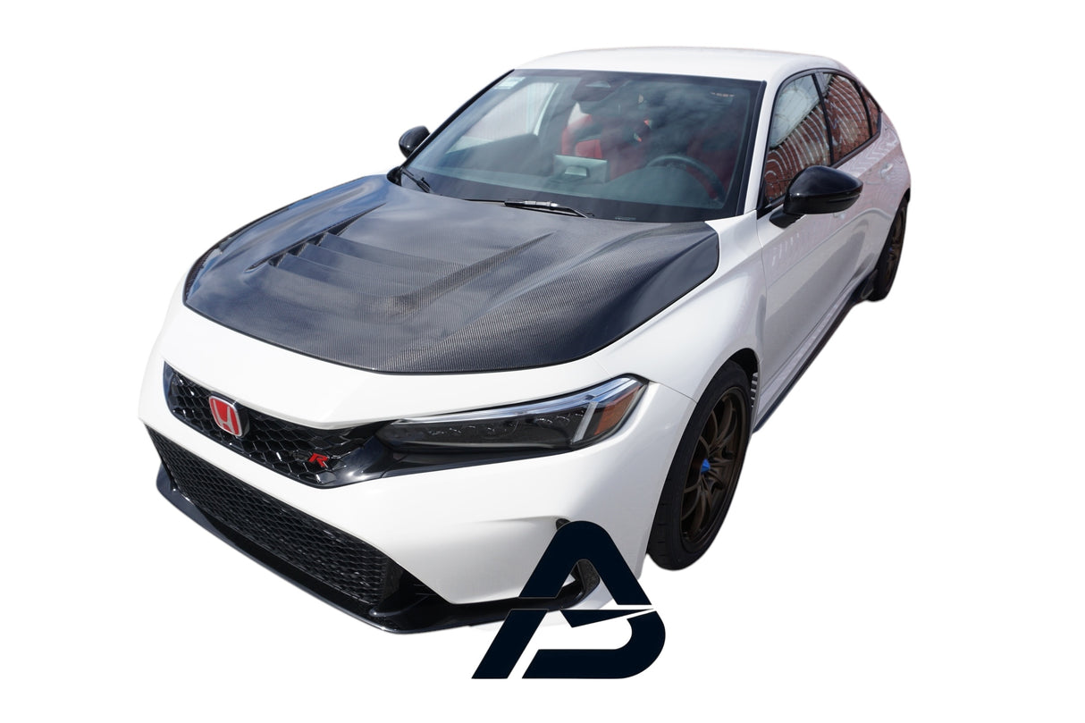 23-25 Honda Civic Type R (FL5) GT-Style Hood (Carbon Fiber)
