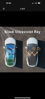 20-24 Tesla Model Y Electric Sunshade Roof Automatic Powered Retractable Dual Control + VOICE ACTIVE