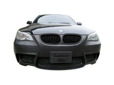 04-10 BMW E60 1M STYLE FRONT BUMPER COVER WITH FOGLIGHT COVER AND DELETE.
