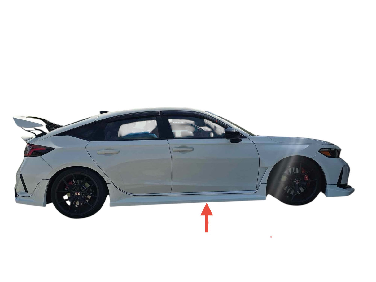 23-25 Honda Civic Type R (FL5) MU Style Side Skirt Set Plastic Unpaint