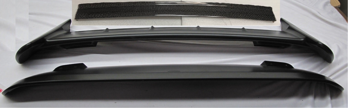 96-00 HONDA CIVIC 3DR SEEKER II REAR TRUNK HATCH SPOILER CARBON TOP WING + PLASTIC