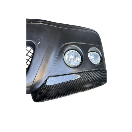 92-95 Honda Civic 2/3DR CS Style Front Bumper W/Fog and Splitter (PP) PLASTIC UNPAINT