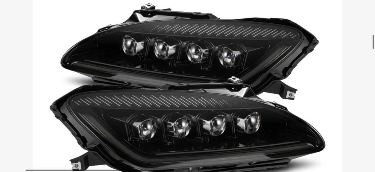 99-09 Honda S2000 AP1/AP2 LED Projector Headlights - Alpha-Black AlphaRex (NOVA-Series)