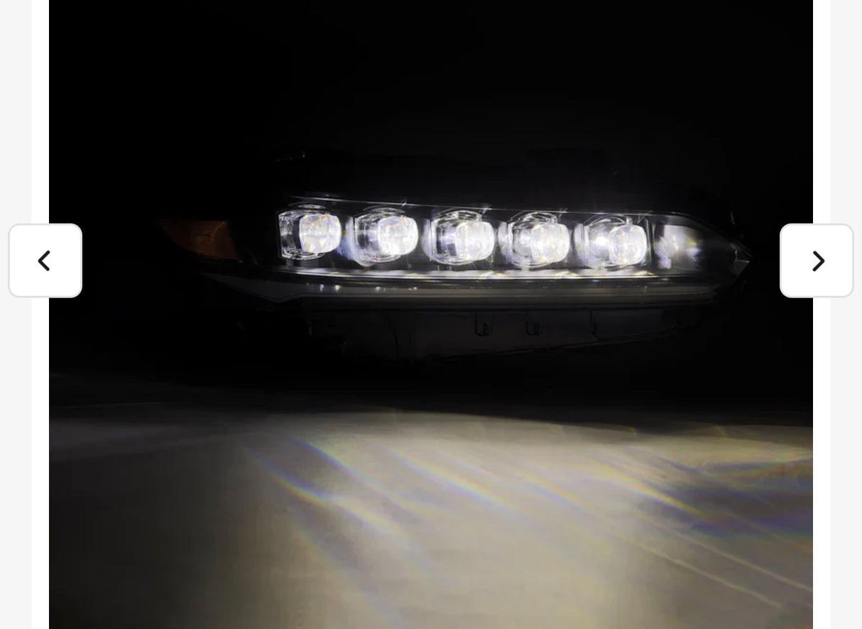 22-25 Honda Civic / Type R LED Projector Headlights - Alpha-Black AlphaRex (NOVA-Series)