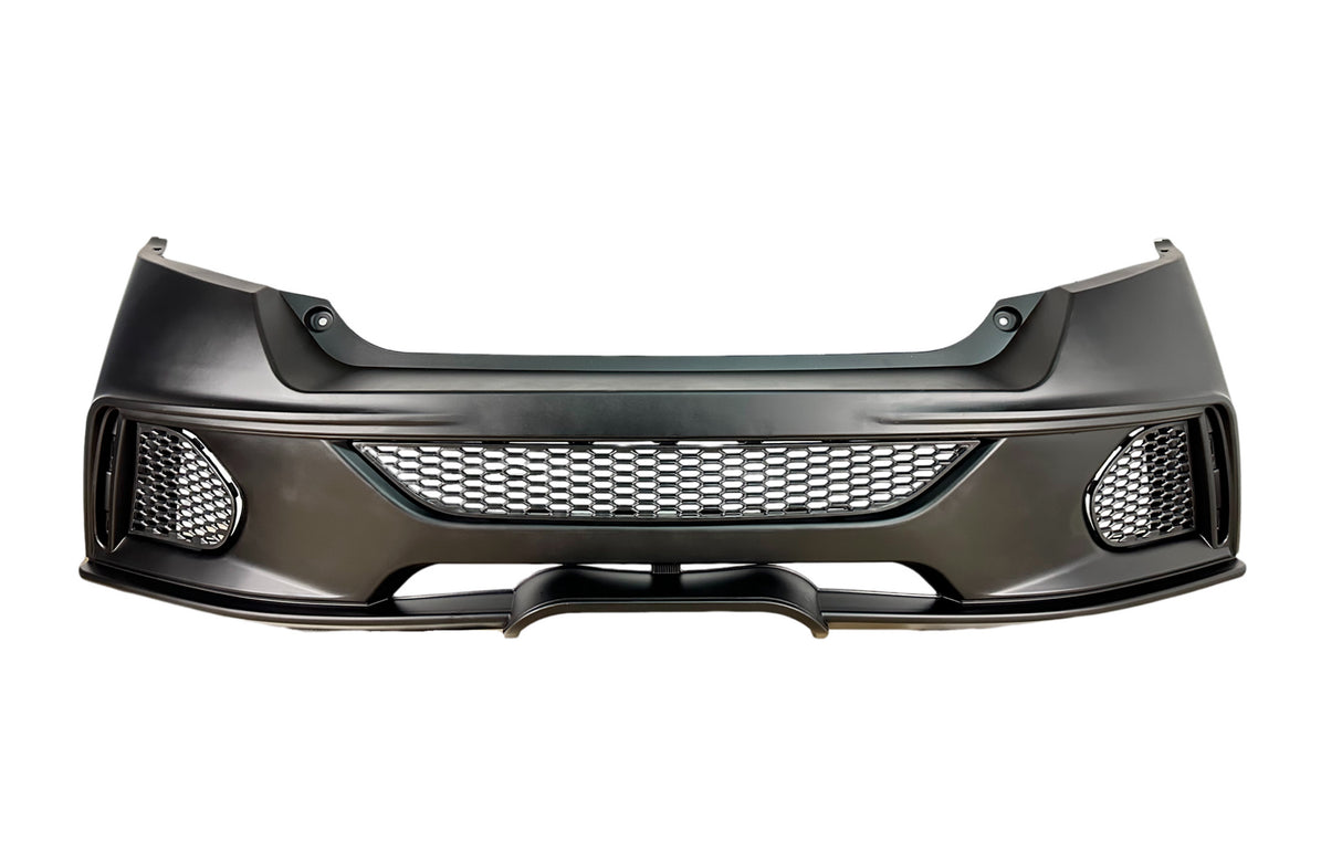 16-22 HONDA CIVIC 4DR SPOON STYLE REAR BUMPER COVER PP PLASTIC UNPAINT