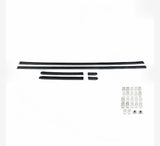 92-95 HONDA CIVIC 2DR THIN SIDE DOOR MOLDING SET JDM BLACK UNPAINT