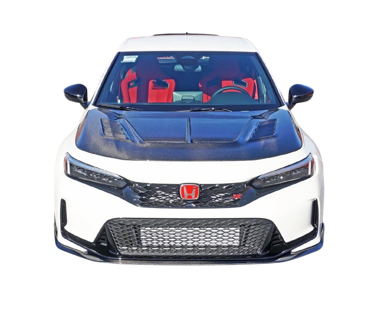 23-25 Honda Civic Type R (FL5) A-Style Front Lip (Carbon Fiber)