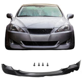 06-08 Lexus IS250 IS350 INS Style Front Bumper Lip Spoiler ABS Unpainted