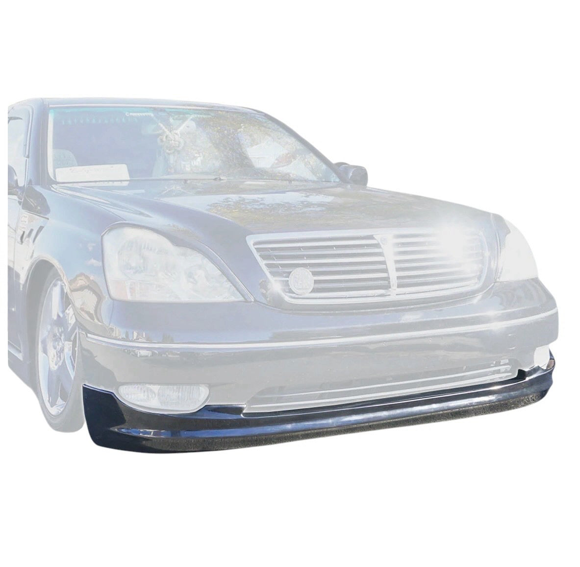 01-03 Lexus LS430 W Style Front Bumper lip spoiler unpaint (PU)