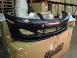 07-09 MERCEDES S550 W221 NON AMG SPORT V1 STYLE FIBER GLASS FRONT LOWER SPOILER UNPAINT
