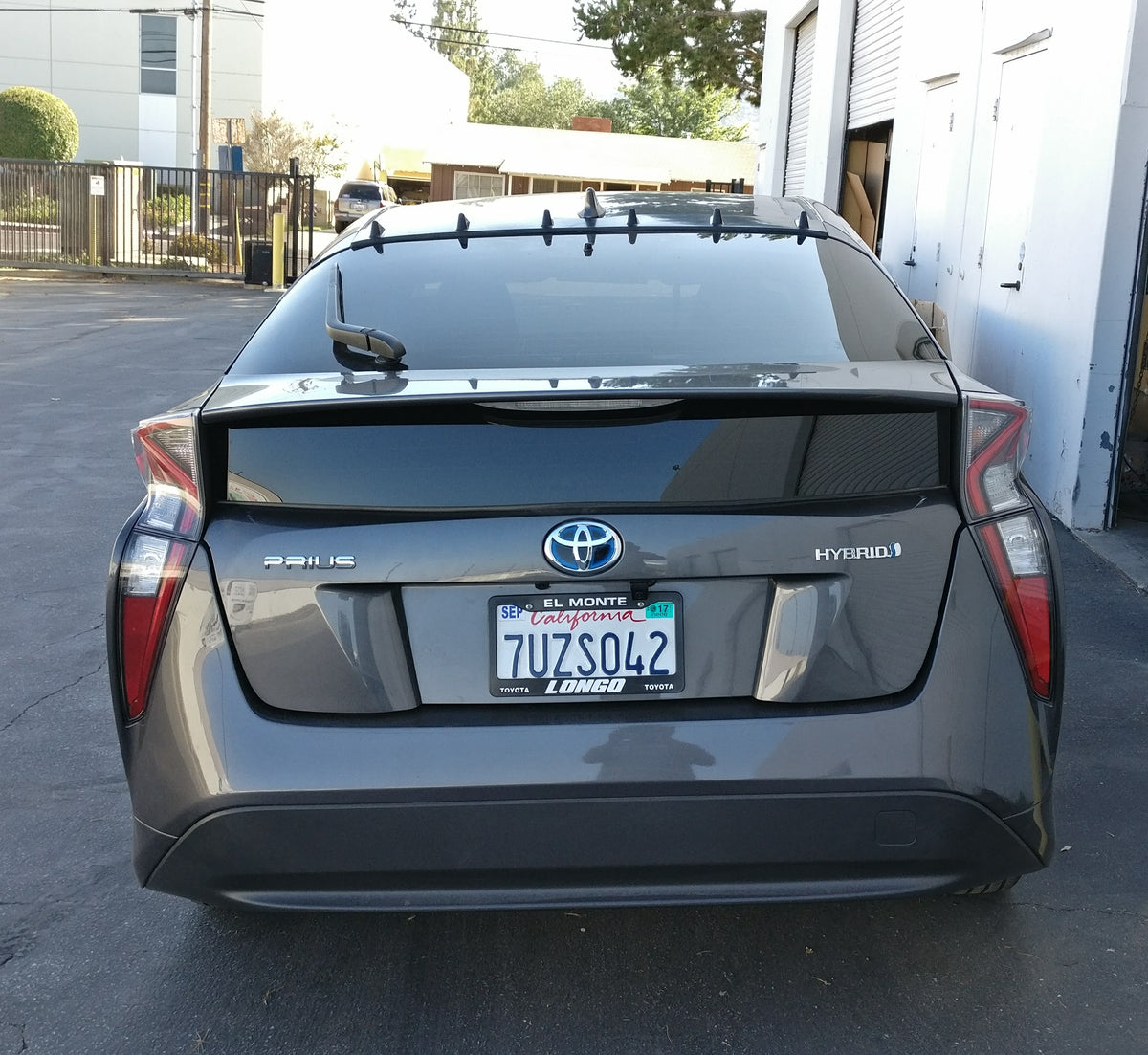 16-22 TOYOTA PRIUS BASE REAR ROOF DIFFUSER SPOILER PLASTIC BLACK – ABS ...