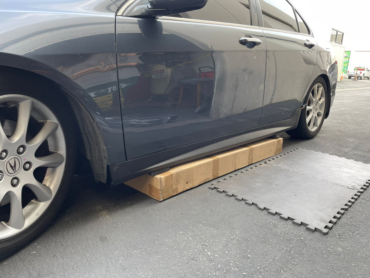 04-08 ACURA TSX CL7 Modulo Style Side Skirt PP Unpaint Plastic