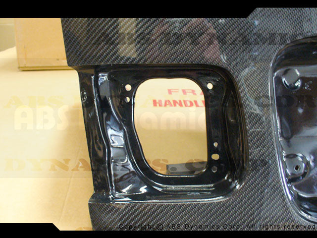 96-00 HONDA CIVIC 2DR CARBON FIBER TRUNK LID