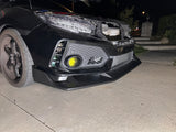 17-21 HONDA FK8 TYPE-R CIVIC JS STYLE FRONT BUMPER LIP UNPAINT FRP PRIMER