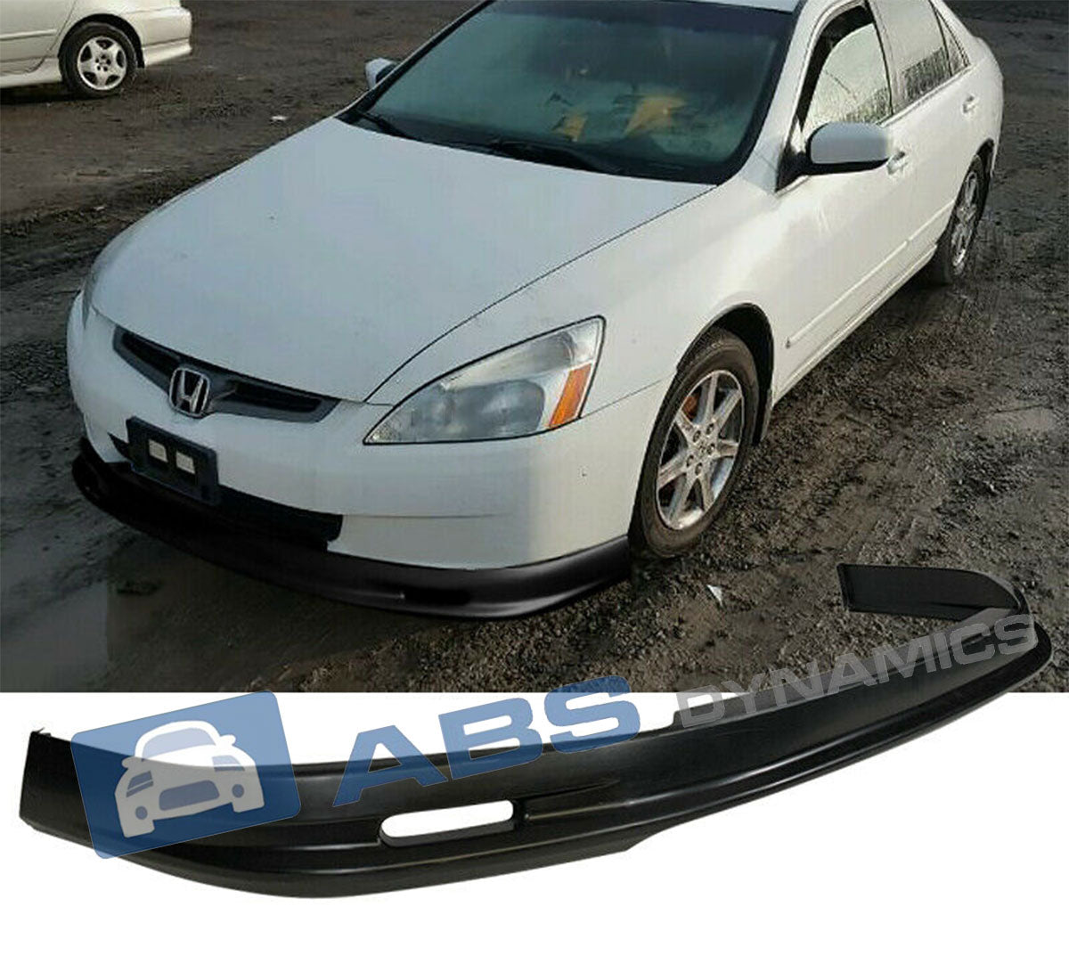 03-05 HONDA ACCORD 4DR MUGEN STYLE FRONT LIP PP