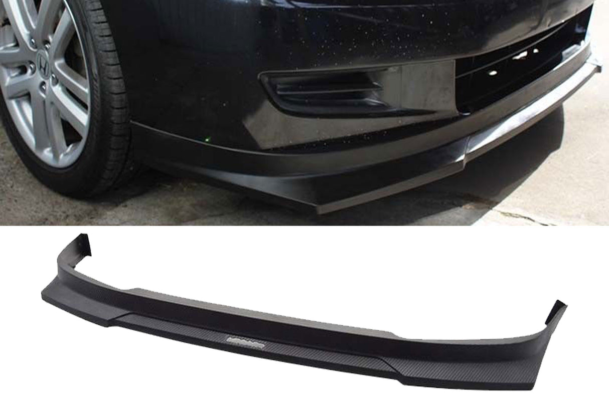 03-05 HONDA ACCORD 2DR HC-1 STYLE FRONT LIP PP CARBON LOOK