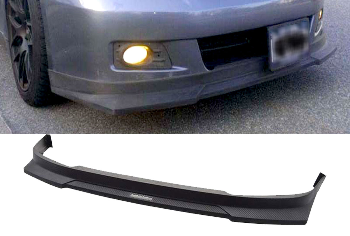 03-05 HONDA ACCORD 4DR HC-1 STYLE FRONT LIP PP CARBON LOOK OPEN BOX