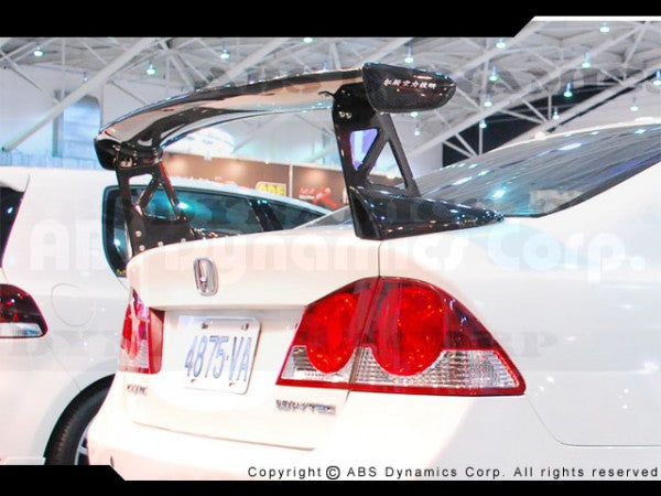 For 2006-2011 Honda Civic Sedan 4 Door Mugen RR ABS Rear Trunk Wing Spoiler  4pcs