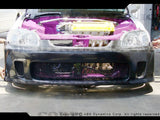 1996-1998 Honda Civic BACK YARD SPECIAL STYLE Front Bumper BYS Style (fiberglass/carbon)