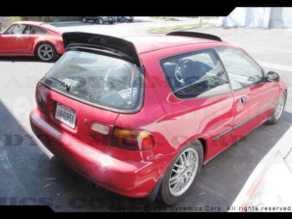 92-95 HONDA CIVIC 3DR BYS STYLE SPOILER PLASTIC
