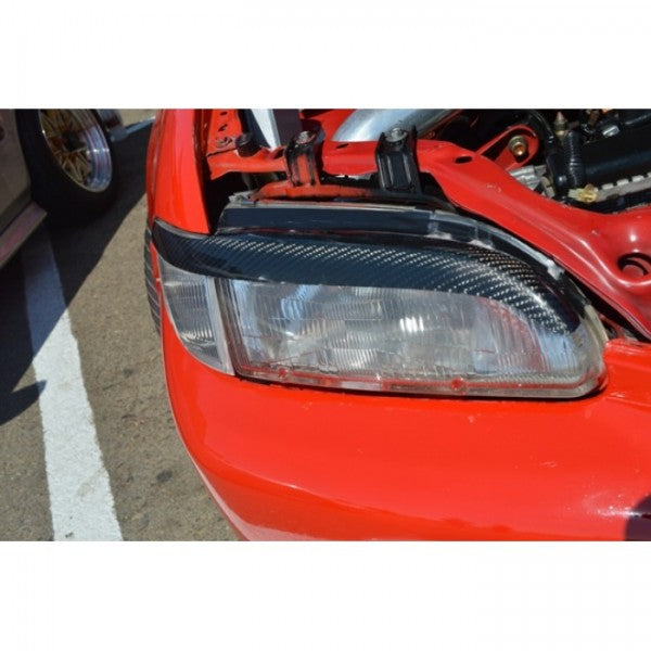92-95 Honda Civic Eyebrow (carbon)