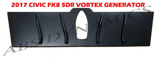 17-20 HONDA CIVIC 5DR ROOF VORTEX GENERATOR WING GEN 2 W/PP