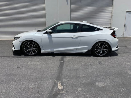 16-20 HONDA CIVIC 2DR TYPE-R STYLE SIDE UNDER PANEL WITH CARBON ASCENT