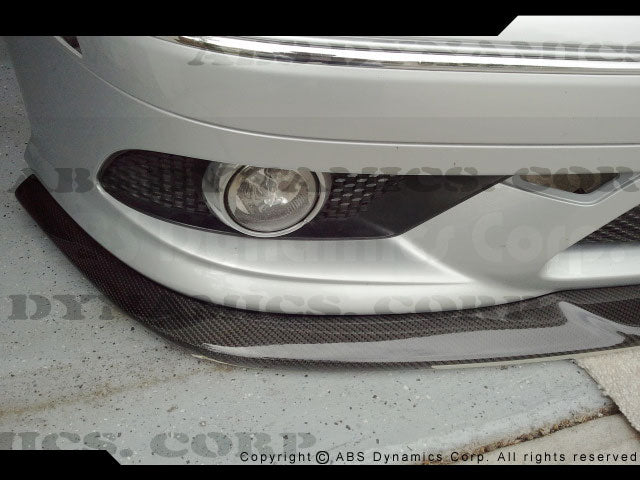 08-10 MERCEDES CLK550 W209 AMG STYLE CARBON FIBER FRONT LOWER SPOILER