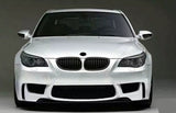 04-10 BMW E60 1M STYLE FRONT BUMPER COVER WITH FOGLIGHT COVER AND DELETE.