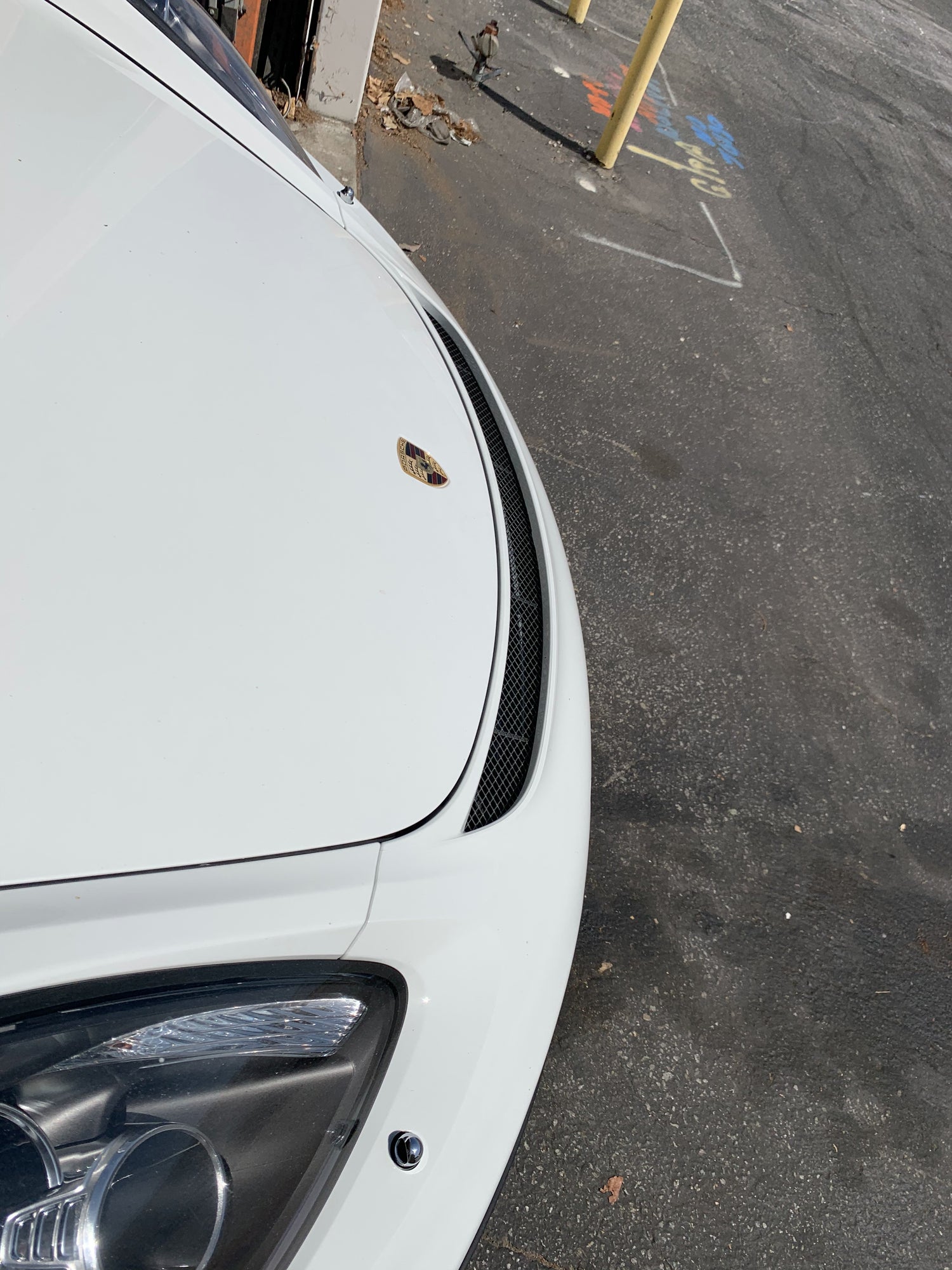 13-16 PORSCHE 981 BOXSTER CAYMAN GT4-STYLE FRONT BUMPER COVER W/ DRL W/HL WASHER