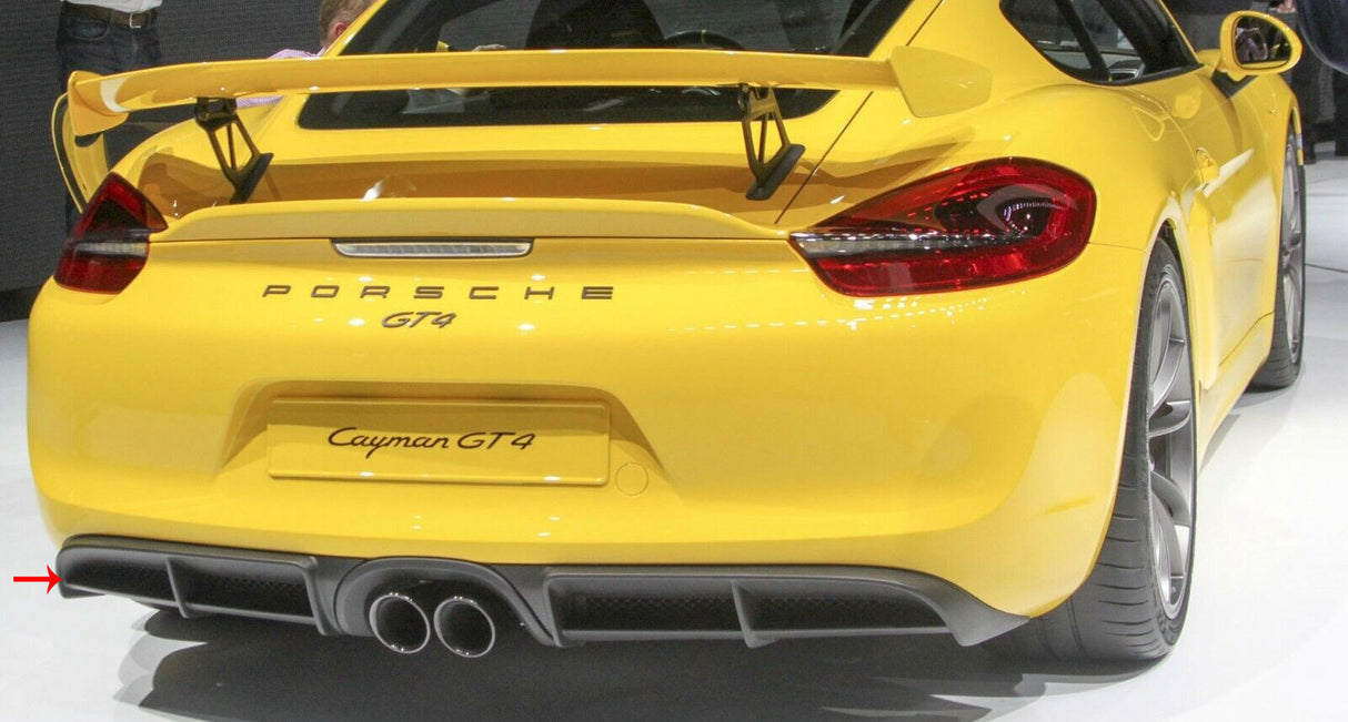 13-16 PORSCHE 981 CAYMAN GT4 / BOXSTER GT4-STYLE REPLACMENT REAR DIFFUSER