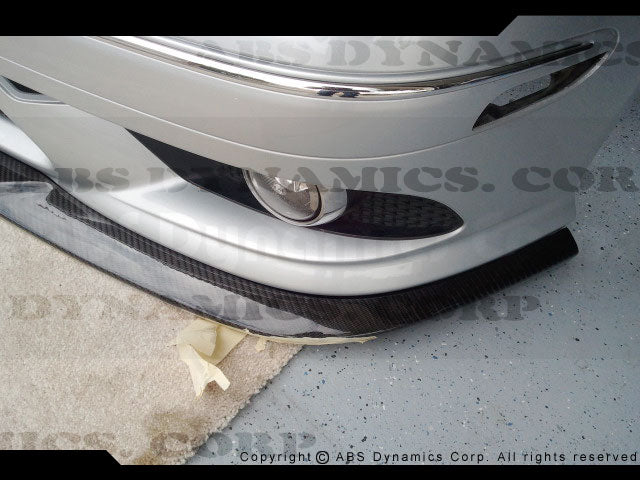08-10 MERCEDES CLK550 W209 AMG STYLE CARBON FIBER FRONT LOWER SPOILER
