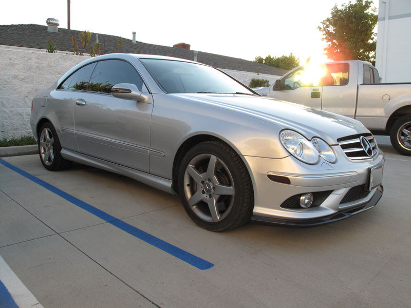 08-10 MERCEDES CLK550 W209 AMG STYLE CARBON FIBER FRONT LOWER SPOILER