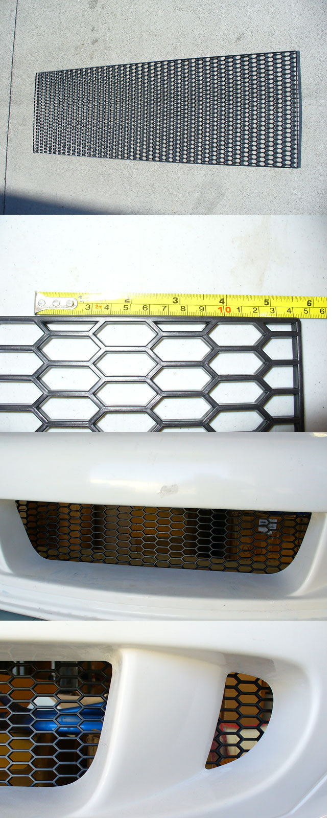 UNIVERSAL ABS PLASTIC RACING HONEYCOMB MESH GRILL SHEET 47X15.6"