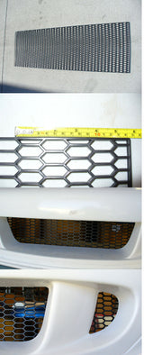 UNIVERSAL ABS PLASTIC RACING HONEYCOMB MESH GRILL SHEET 47X15.6"