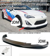 12-16 Scion FRS GV-STYLE FRONT LIP + LOWER SPLITTER (URETHANE)