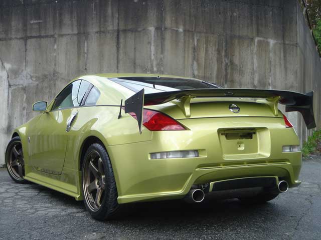 2003-2008 350Z DO LUCK Style Rear Bumper + Carbon Diffuser