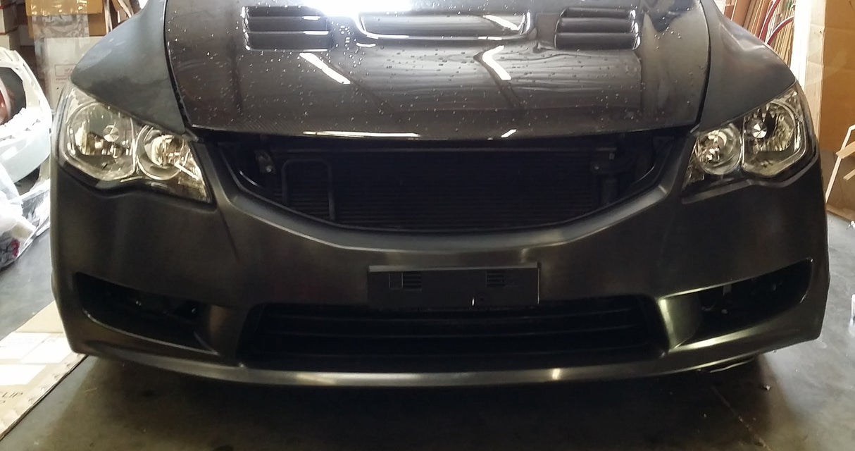 09-11 HONDA CIVIC CSX FD1 4D JDM OE STYLE FRONT BUMPER COVER PP UNPAINT PLASTIC