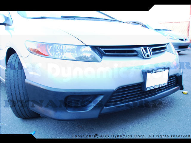 06-11 HONDA CIVIC 2DR HFP STYLE FRONT HALF LIP 1PC W/ PU