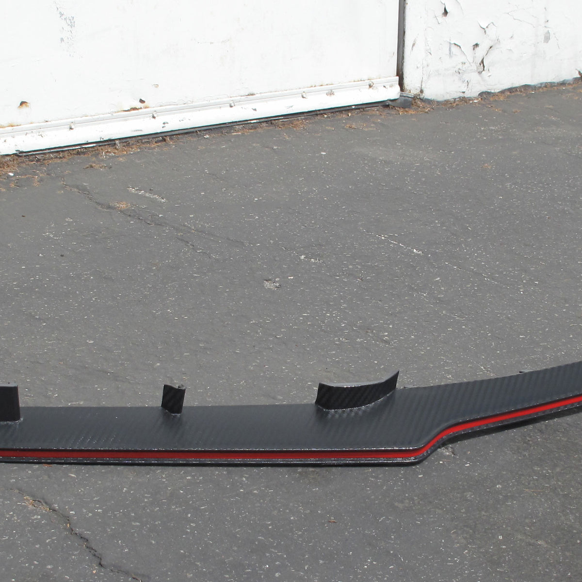 16-19 HONDA CIVIC TYPE-R STYLE FRONT LIP CARBON PRINT (Type R bumper u ...