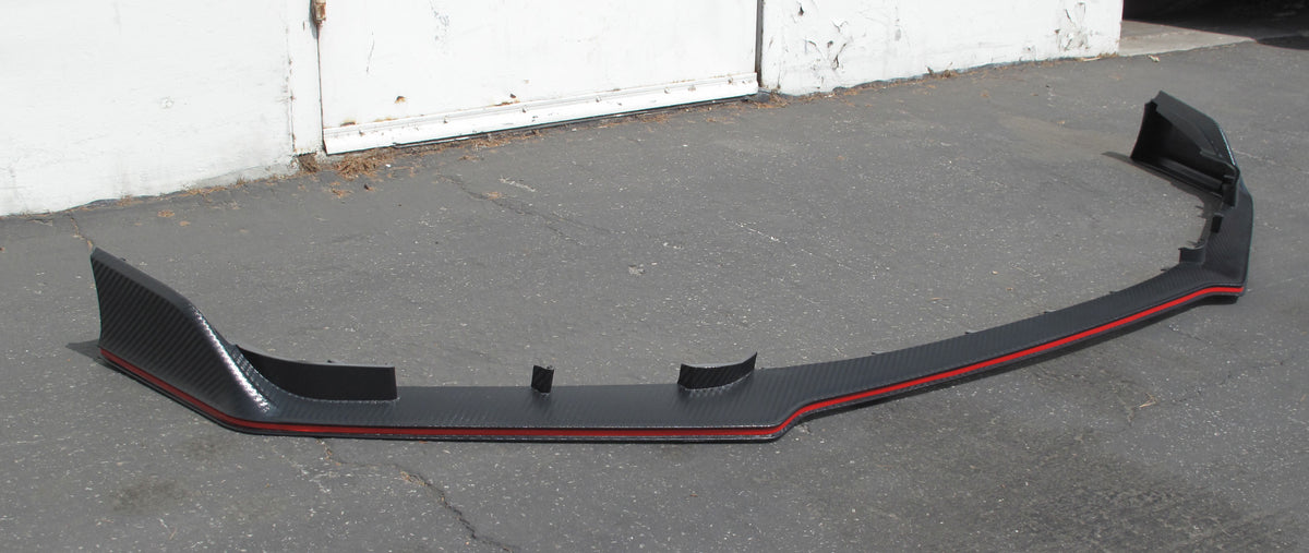 Unpainted Front Bumper Lip For 2001-2003 Honda Civic Type R - Polypropylene Plastic