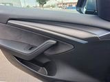 2022 TESLA MODEL 3 DASHB TRIM COVER+FRONT DOOR CAP 3PCS/SET MATTE CARBON FIBER