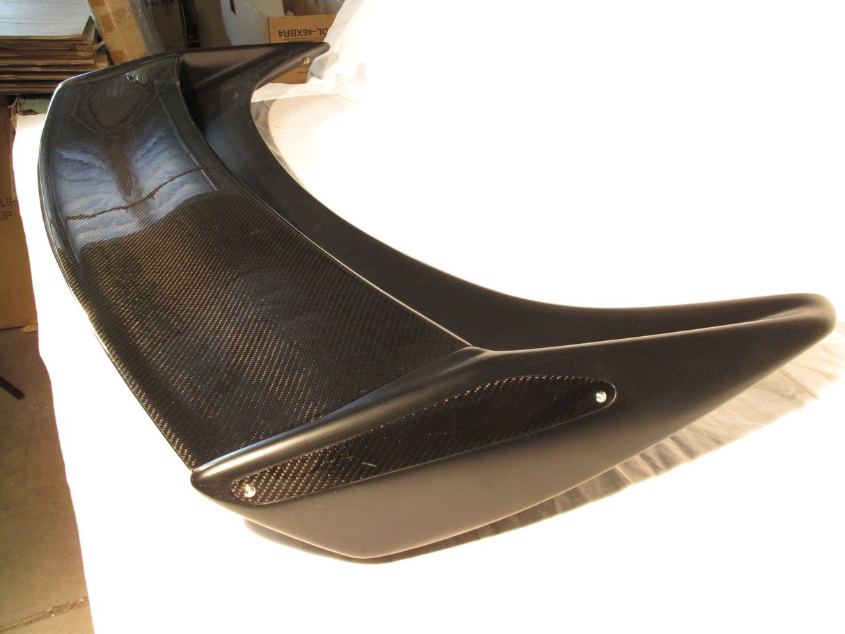 03-05 350Z Z33 NS V.2 STYLE REAR TRUNK SPOILER WING with CARBON FIBER & FIBER GLASS