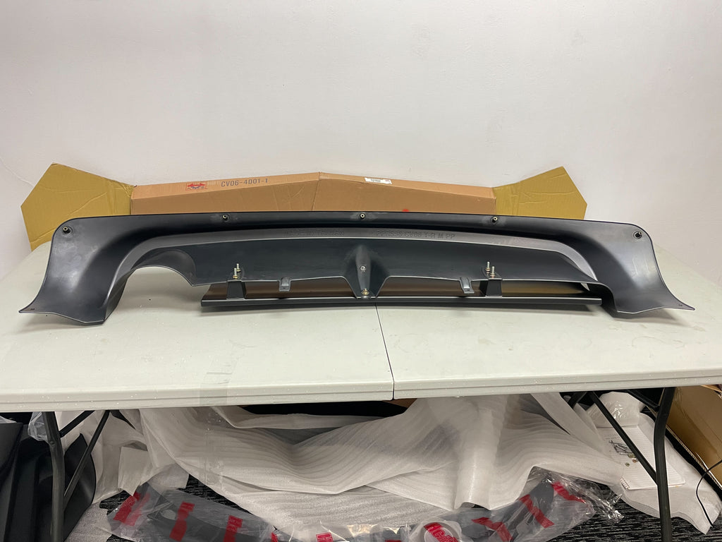 06-11 Honda Civic 4dr JDM Type-R Rear Bumper with Diffuser MUGEN Style ...