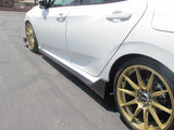 16-20 HONDA CIVIC 4D/5D TYPE-R STYLE SIDE SKIRT EXTENSION UNDER PANEL ADD ON SET