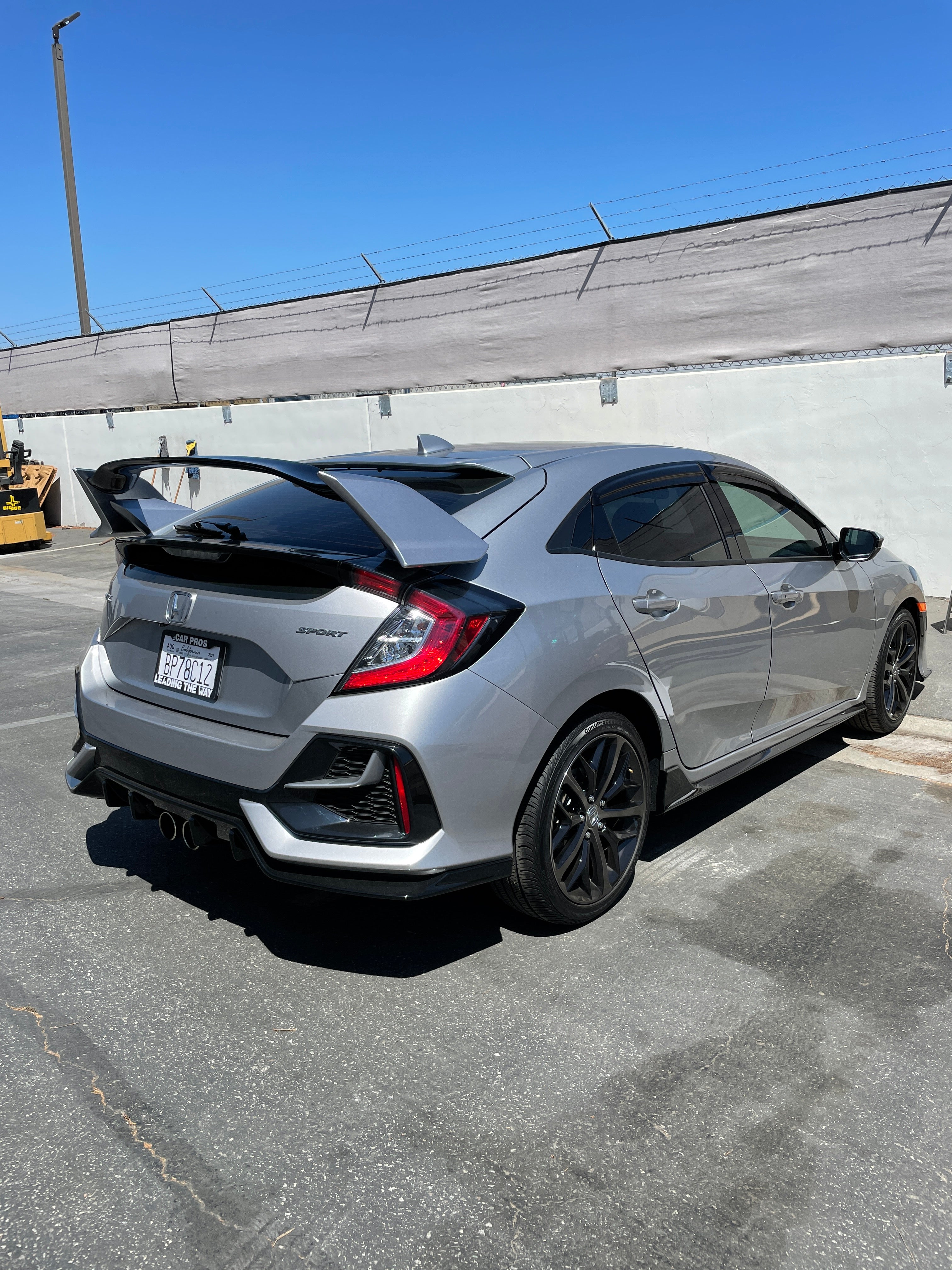 Silver Hatch Racetrack Silver Ek Hatch Si