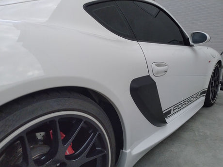 05-12 PORSCHE CAYMAN / BOXSTER (987) GT4 STYLE SIDE SCOOP PP PLASTIC UNPAINT